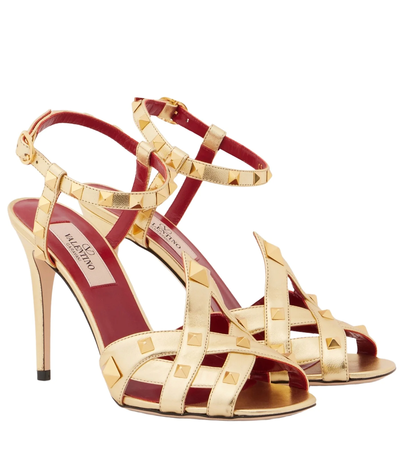 Studdy metallic leather sandals Studdy metallic leather sandals