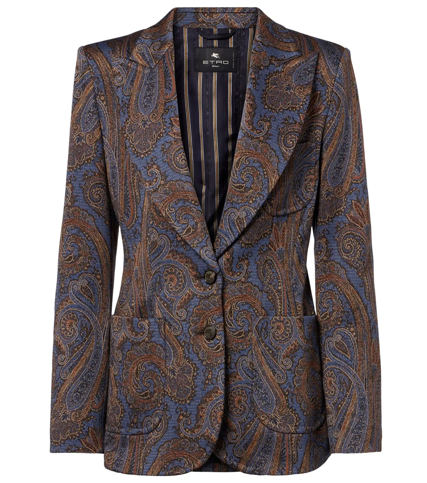 Paisley jacquard blazer