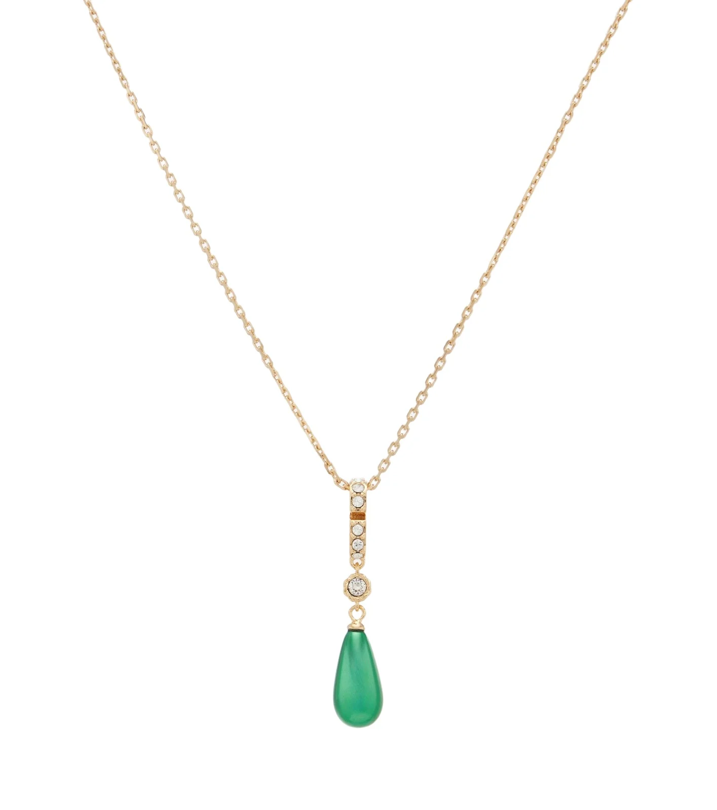 Valentino Garavani VLogo Swarovski-embellished pendant necklace