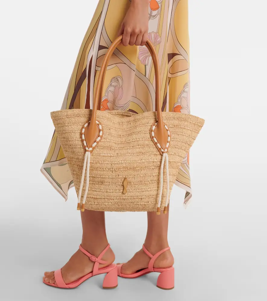 Christian Louboutin Venus raffia tote bag | Thumbnail 6 Christian Louboutin Venus raffia tote bag | Thumbnail 6