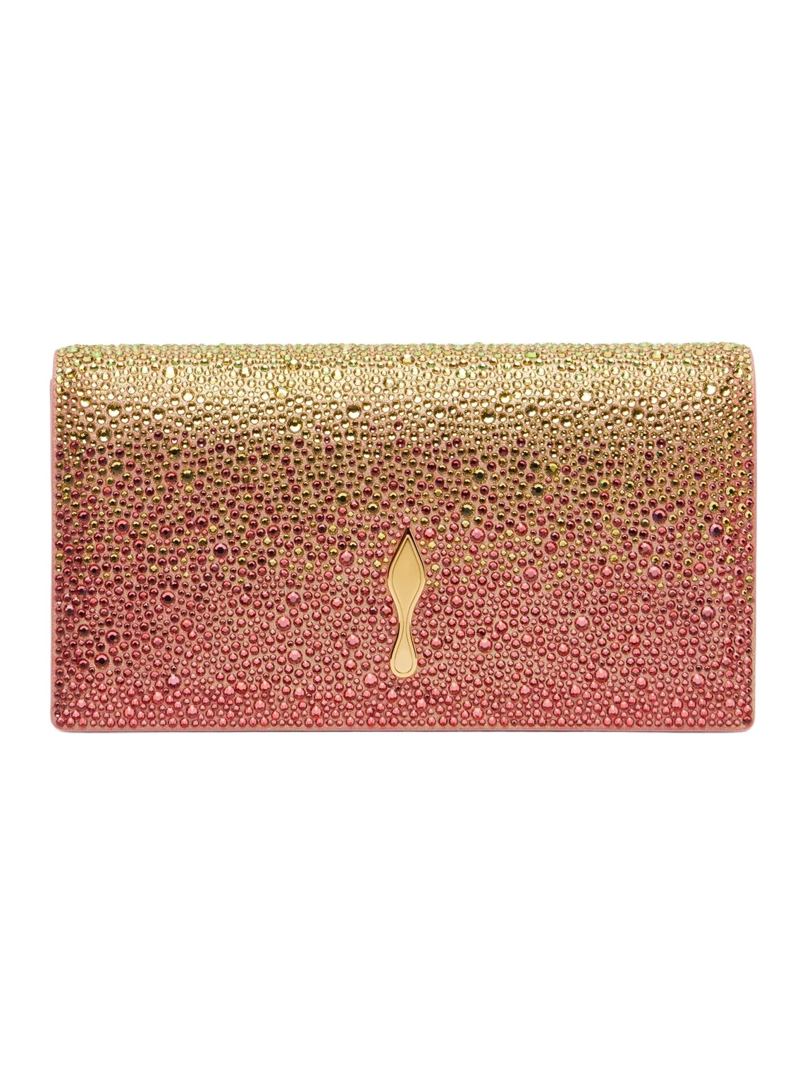 Christian Louboutin Bettina embellished leather clutch