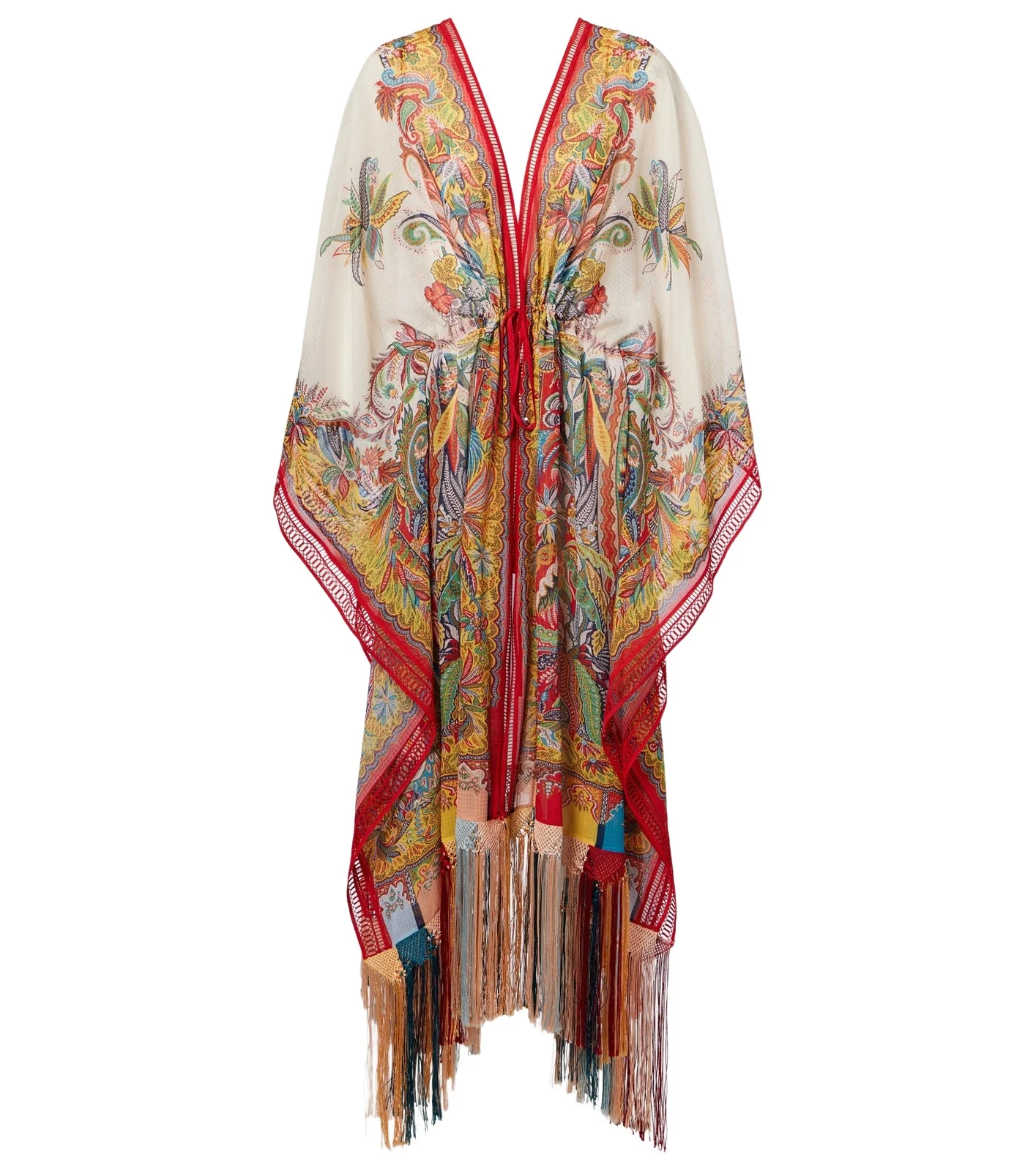 Paisley fringed kaftan Paisley fringed kaftan
