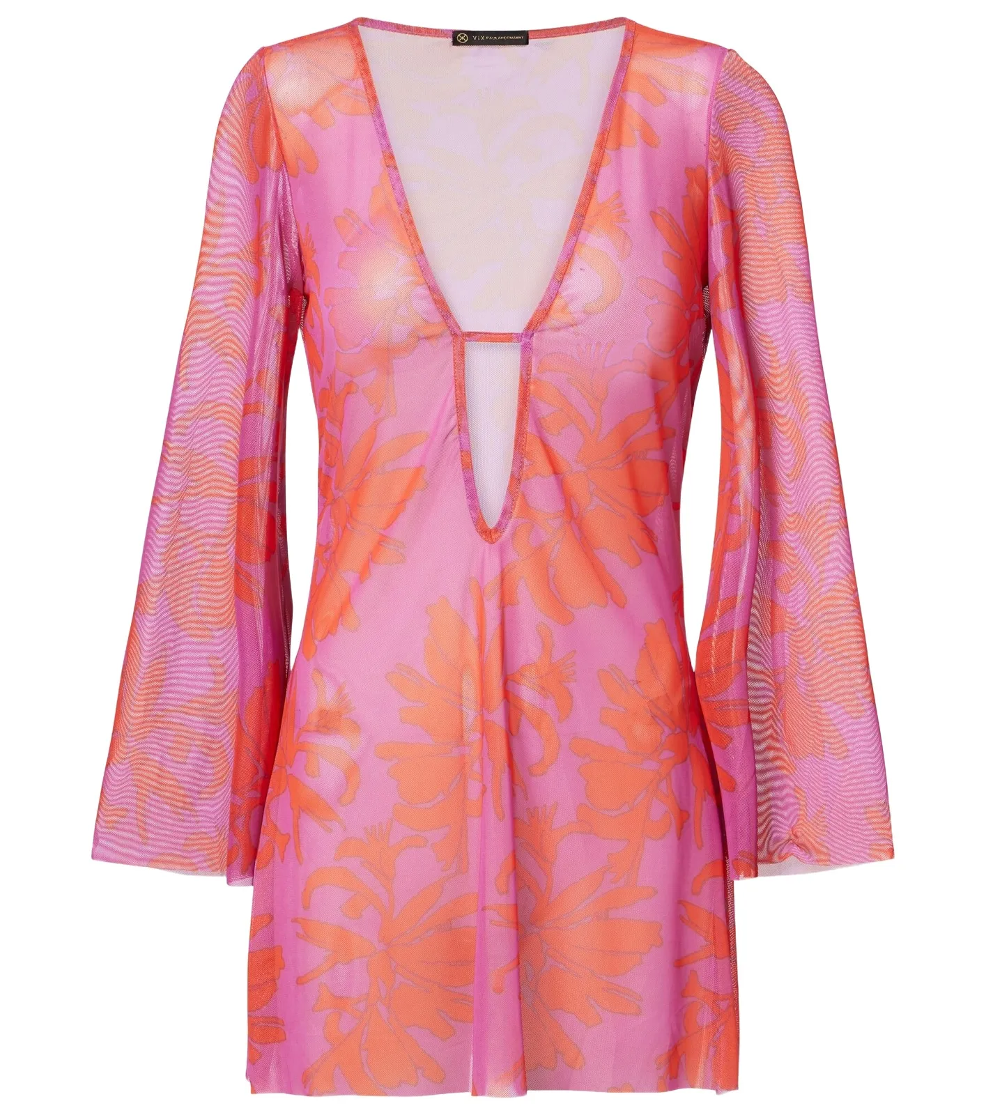 Lidi floral sheer beach dress Lidi floral sheer beach dress