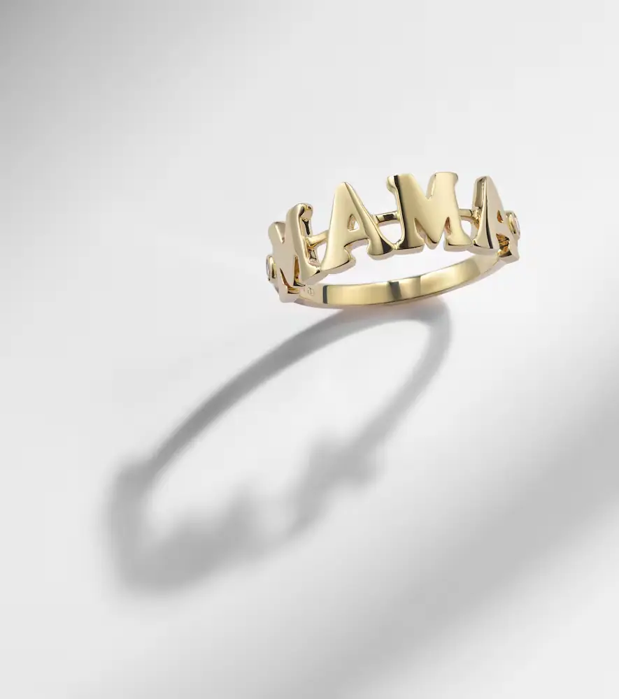 Yvonne Léon Yvonne Léon Mama 9kt gold ring with diamonds | Thumbnail 5 Yvonne Léon Yvonne Léon Mama 9kt gold ring with diamonds | Thumbnail 5