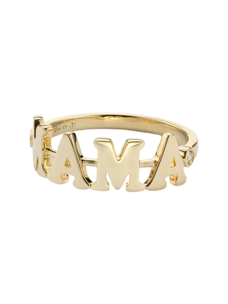 Mama 9kt gold ring with diamonds Mama 9kt gold ring with diamonds