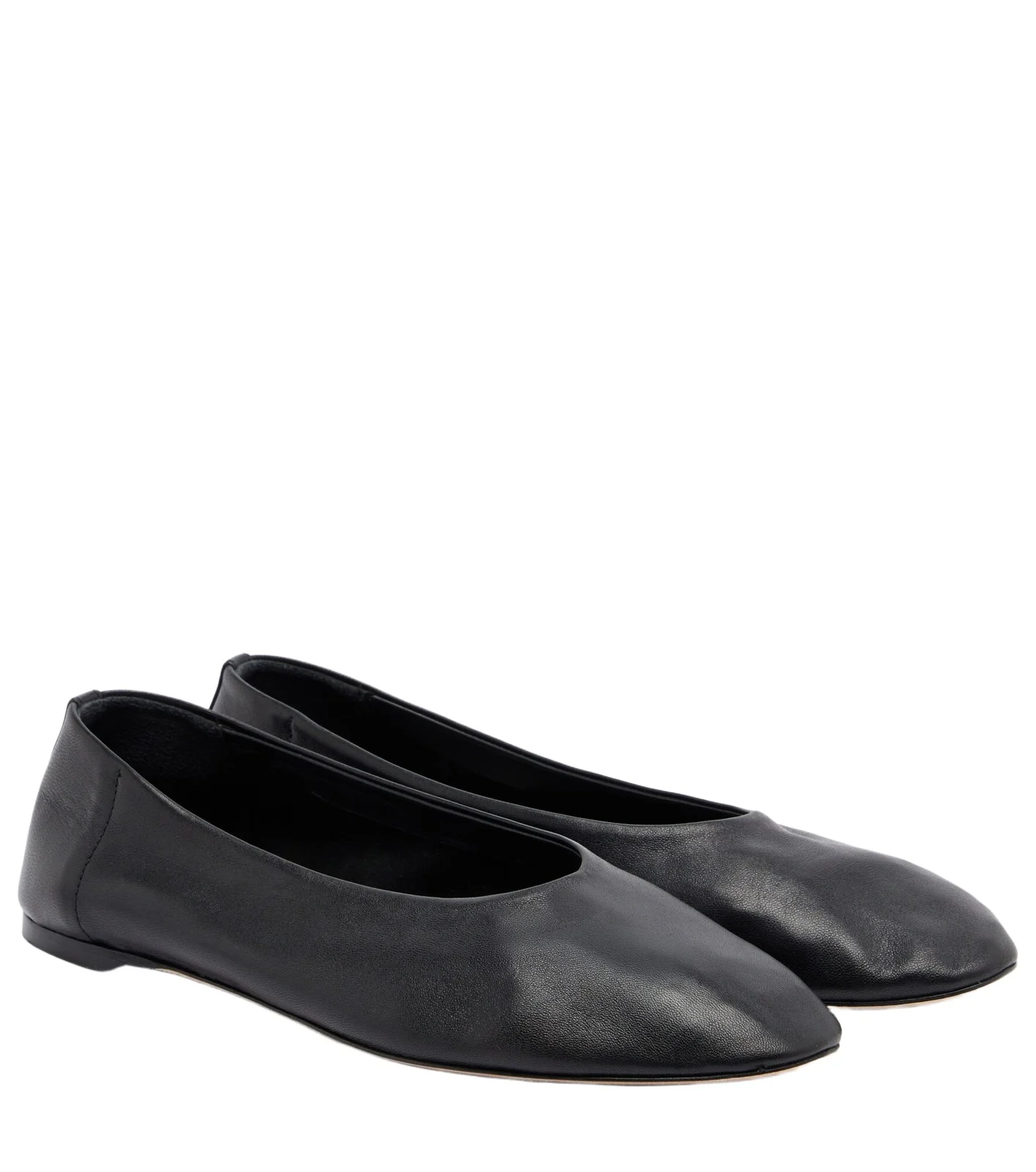 TOTEME Leather ballet flats