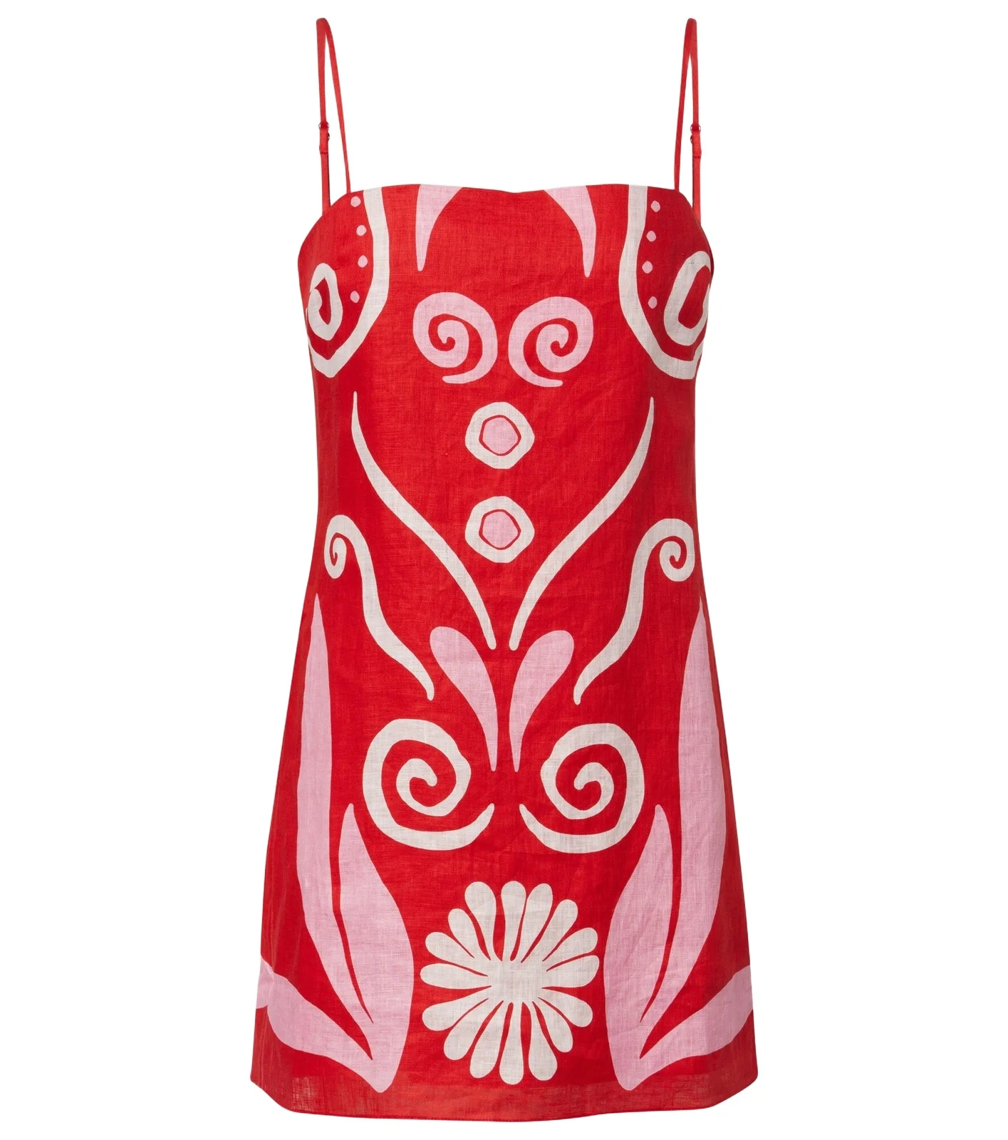 Ancona printed linen minidress Ancona printed linen minidress