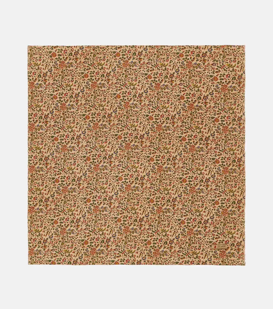 The House of Lyria Neroli floral linen canvas picnic blanket | Thumbnail 6