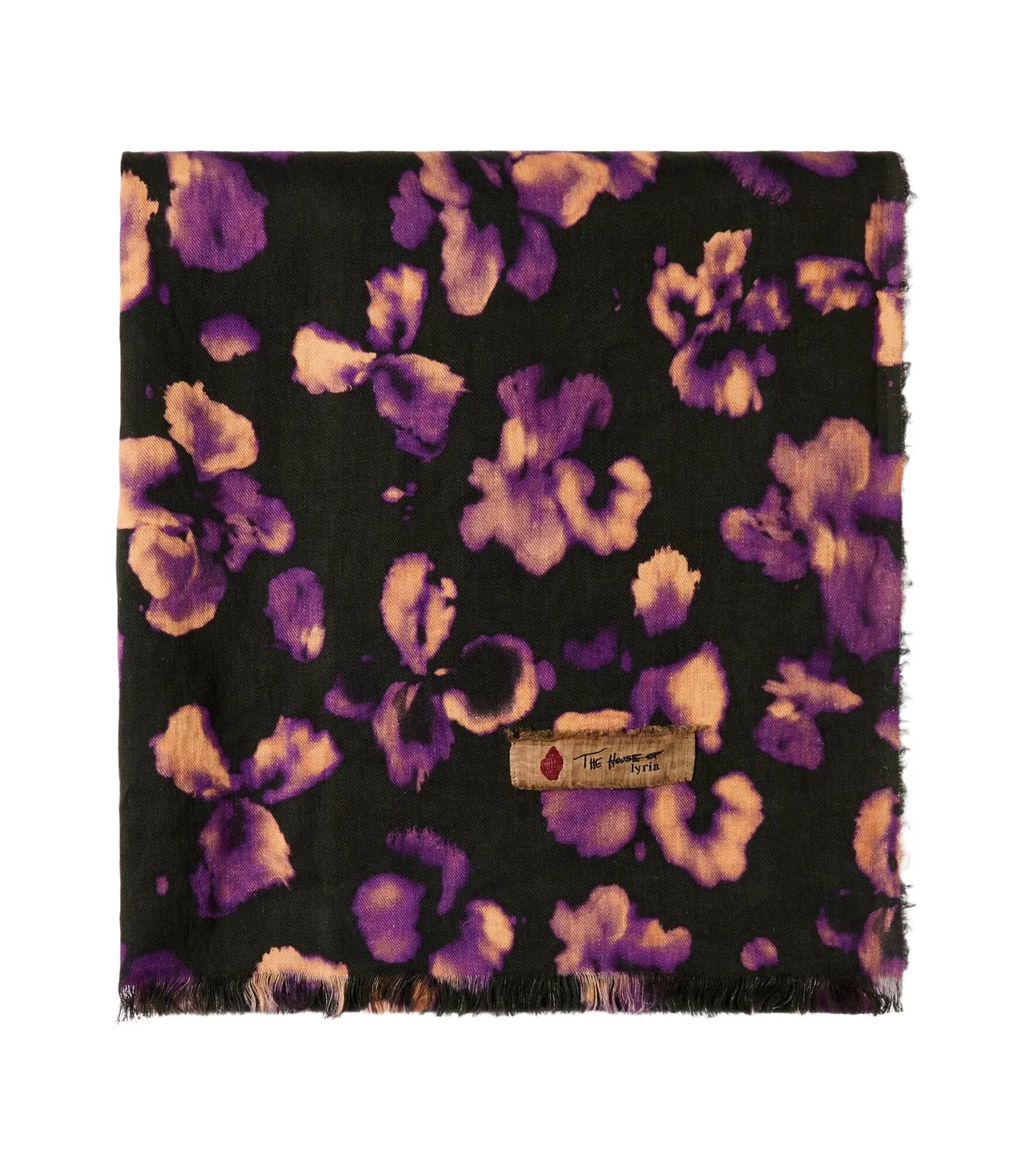 Firmamento floral linen throw Firmamento floral linen throw