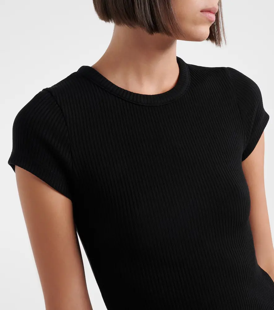 Citizens of Humanity Nello ribbed-knit T-shirt | Thumbnail 2