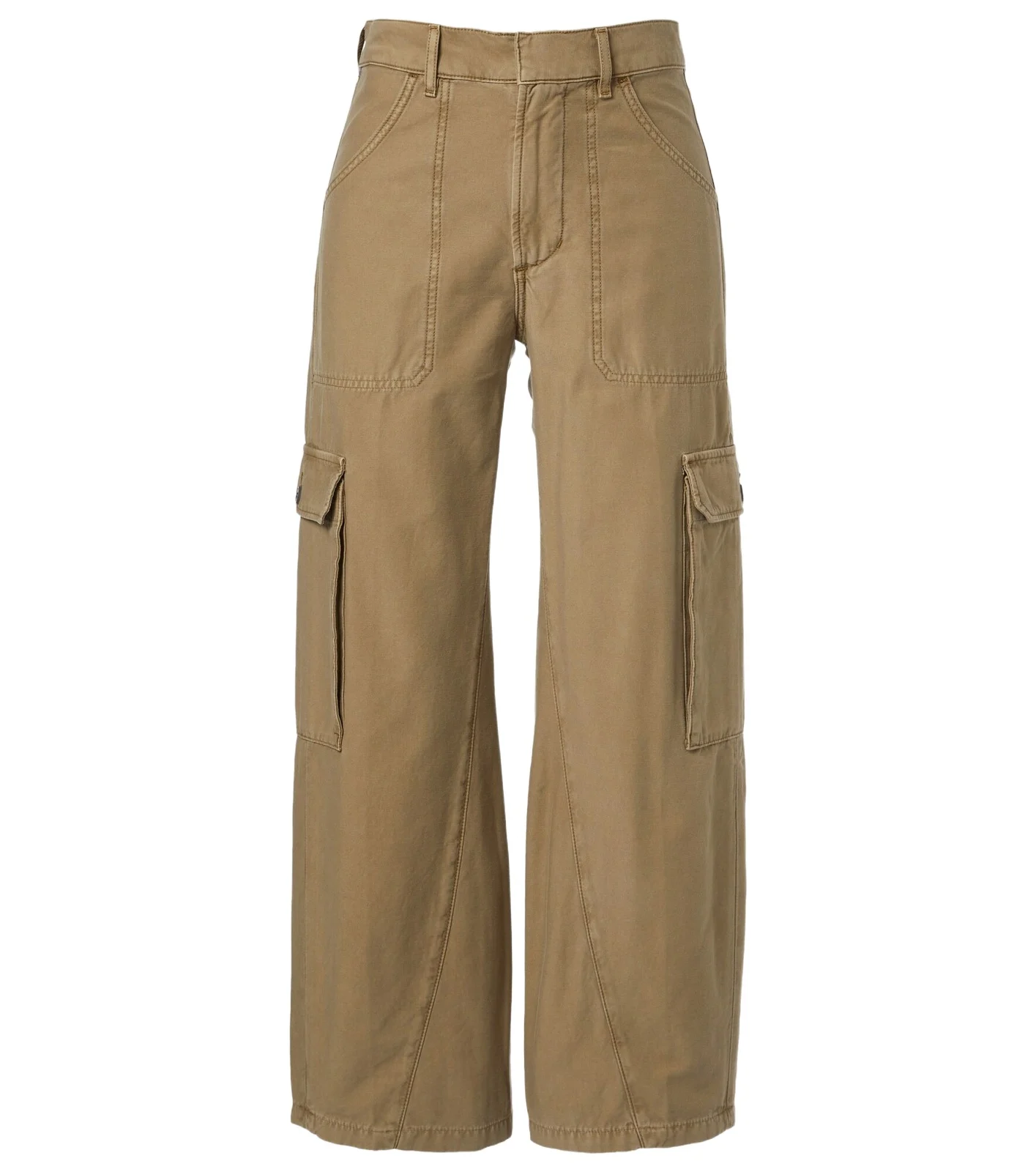 Citizens of Humanity Thassos cropped cotton twill cargo pants