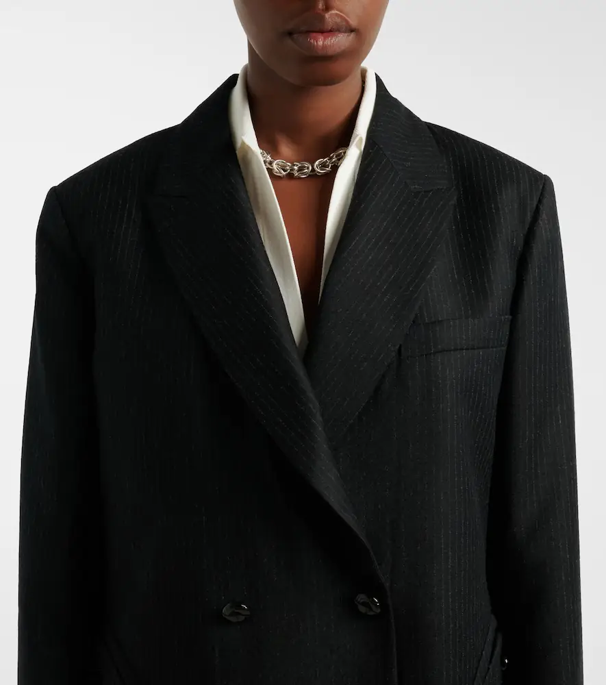 Blazé Milano Blazé Milano Nightbreak pinstripe virgin wool blazer | Thumbnail 4 Blazé Milano Blazé Milano Nightbreak pinstripe virgin wool blazer | Thumbnail 4