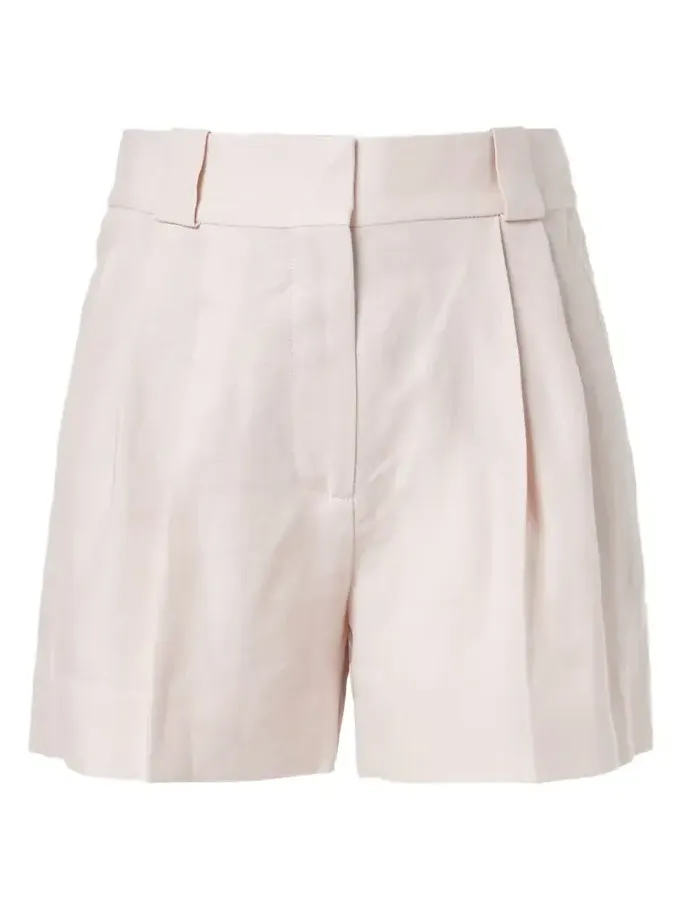 Blazé Milano Selle pleated linen shorts Blazé Milano Selle pleated linen shorts