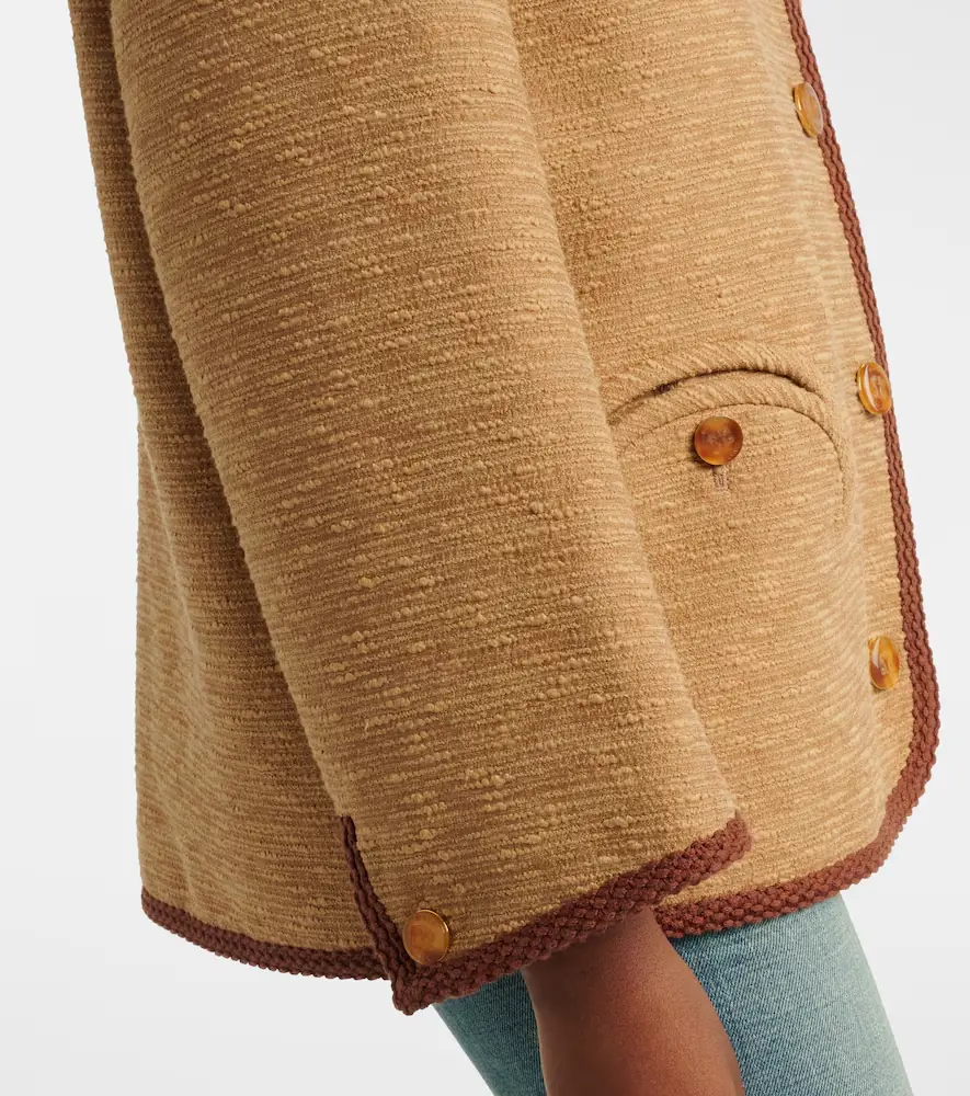 Blazé Milano Blazé Milano Curly cotton and linen-blend jacket | Thumbnail 3 Blazé Milano Blazé Milano Curly cotton and linen-blend jacket | Thumbnail 3