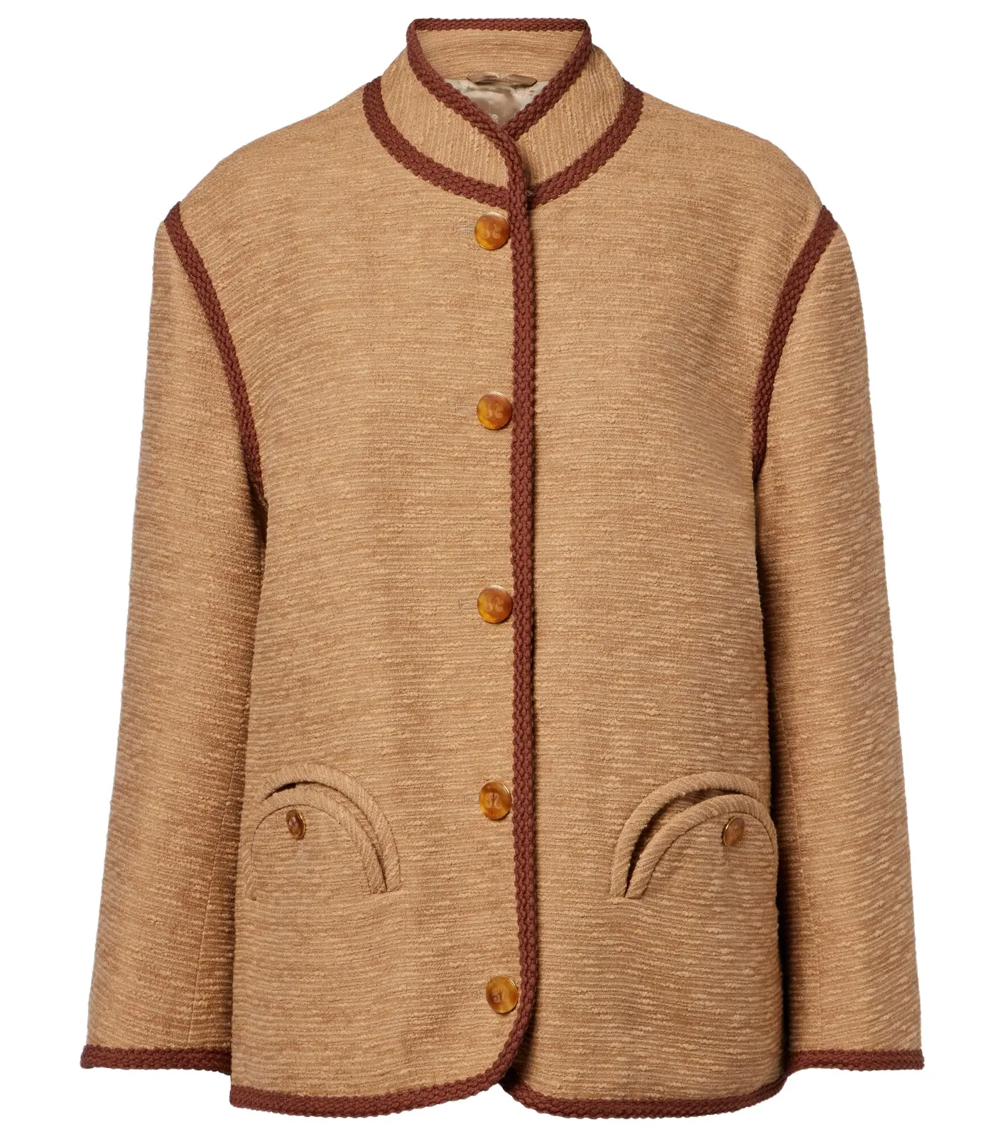 Blazé Milano Curly cotton and linen-blend jacket