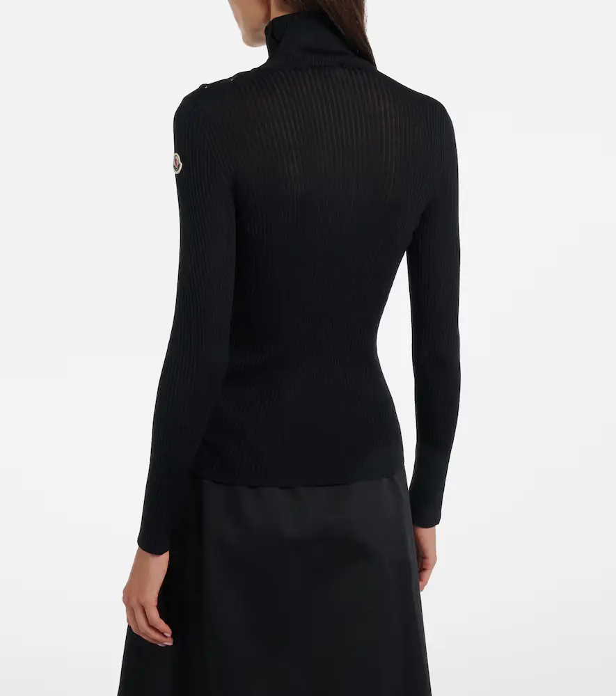Moncler Virgin wool turtleneck sweater | Thumbnail 6 Moncler Virgin wool turtleneck sweater | Thumbnail 6