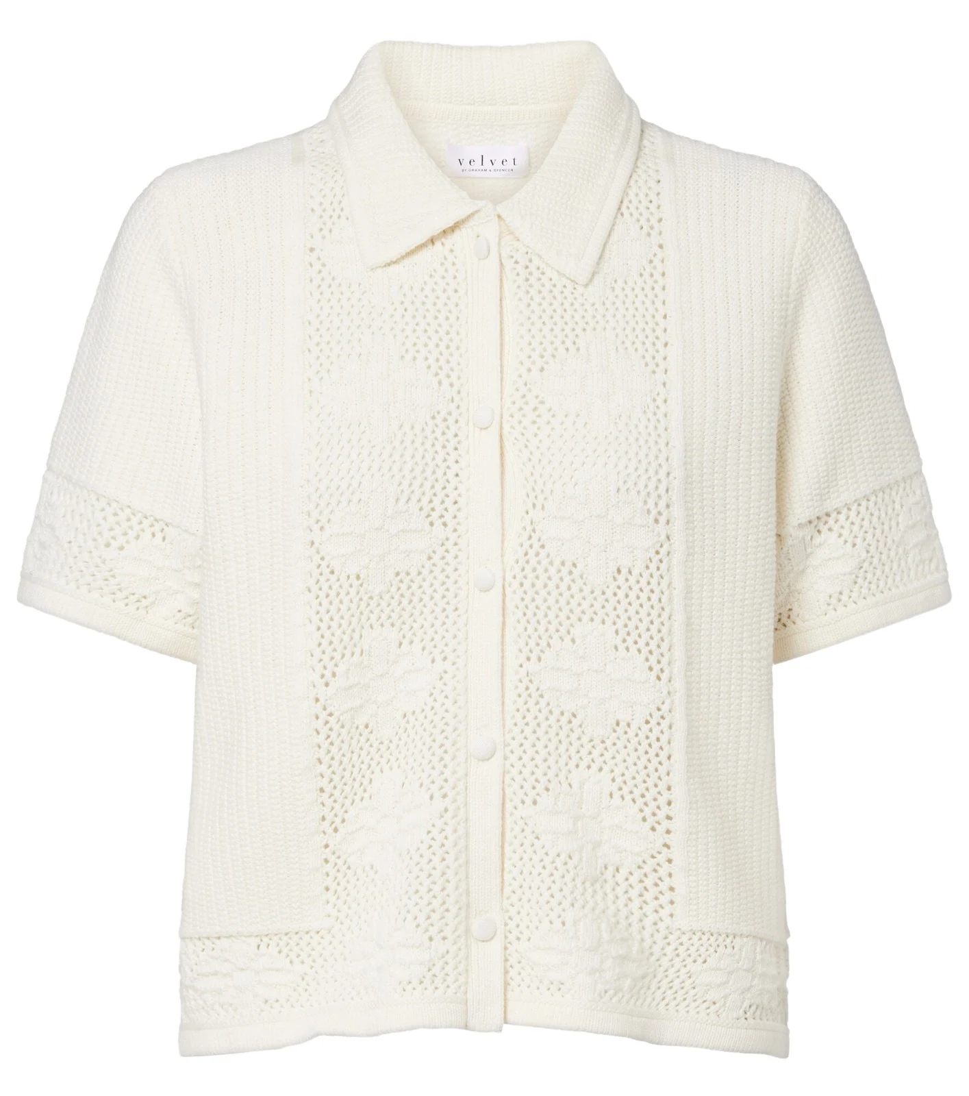Rosemond open-knit cotton and cashmere top Rosemond open-knit cotton and cashmere top