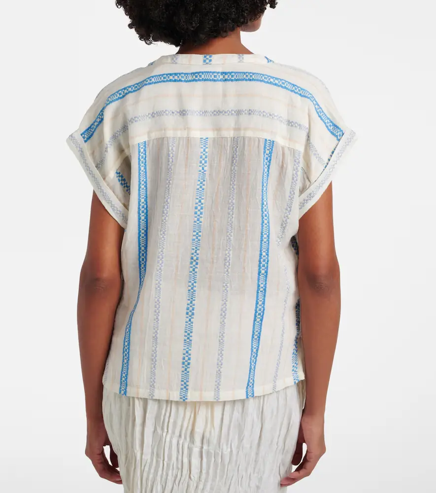 Velvet Tallula cotton jacquard top | Thumbnail 5