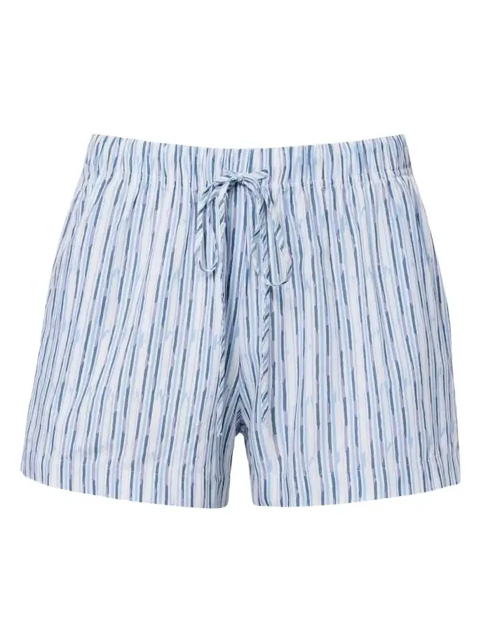 Ebba striped cotton-blend shorts Ebba striped cotton-blend shorts