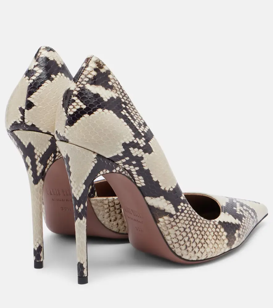 Paris Texas Vera snake-effect leather pumps | Thumbnail 2 Paris Texas Vera snake-effect leather pumps | Thumbnail 2
