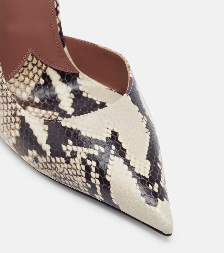 Paris Texas Vera snake-effect leather pumps | Thumbnail 3 Paris Texas Vera snake-effect leather pumps | Thumbnail 3