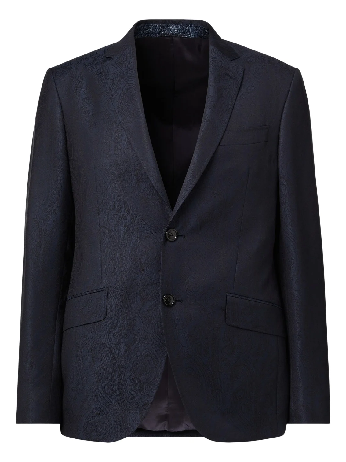 Wool jacquard blazer