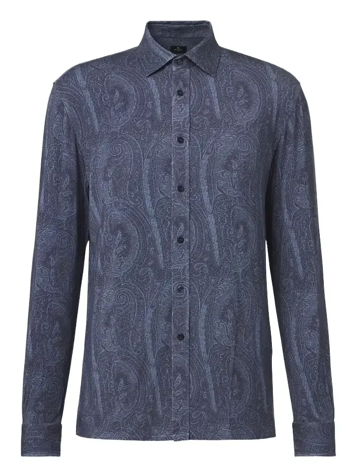 Paisley jersey shirt