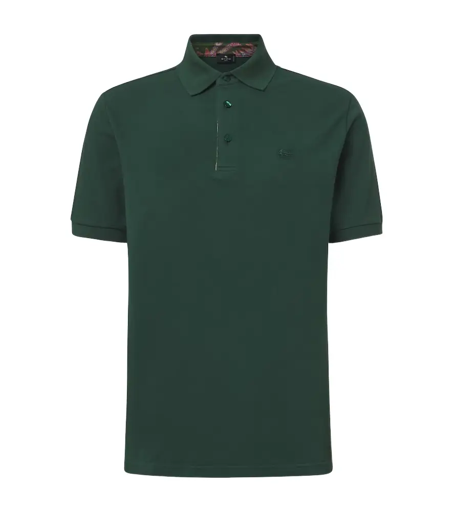 Etro Pegaso cotton piqué polo shirt | Image 1 Etro Pegaso cotton piqué polo shirt | Image 1
