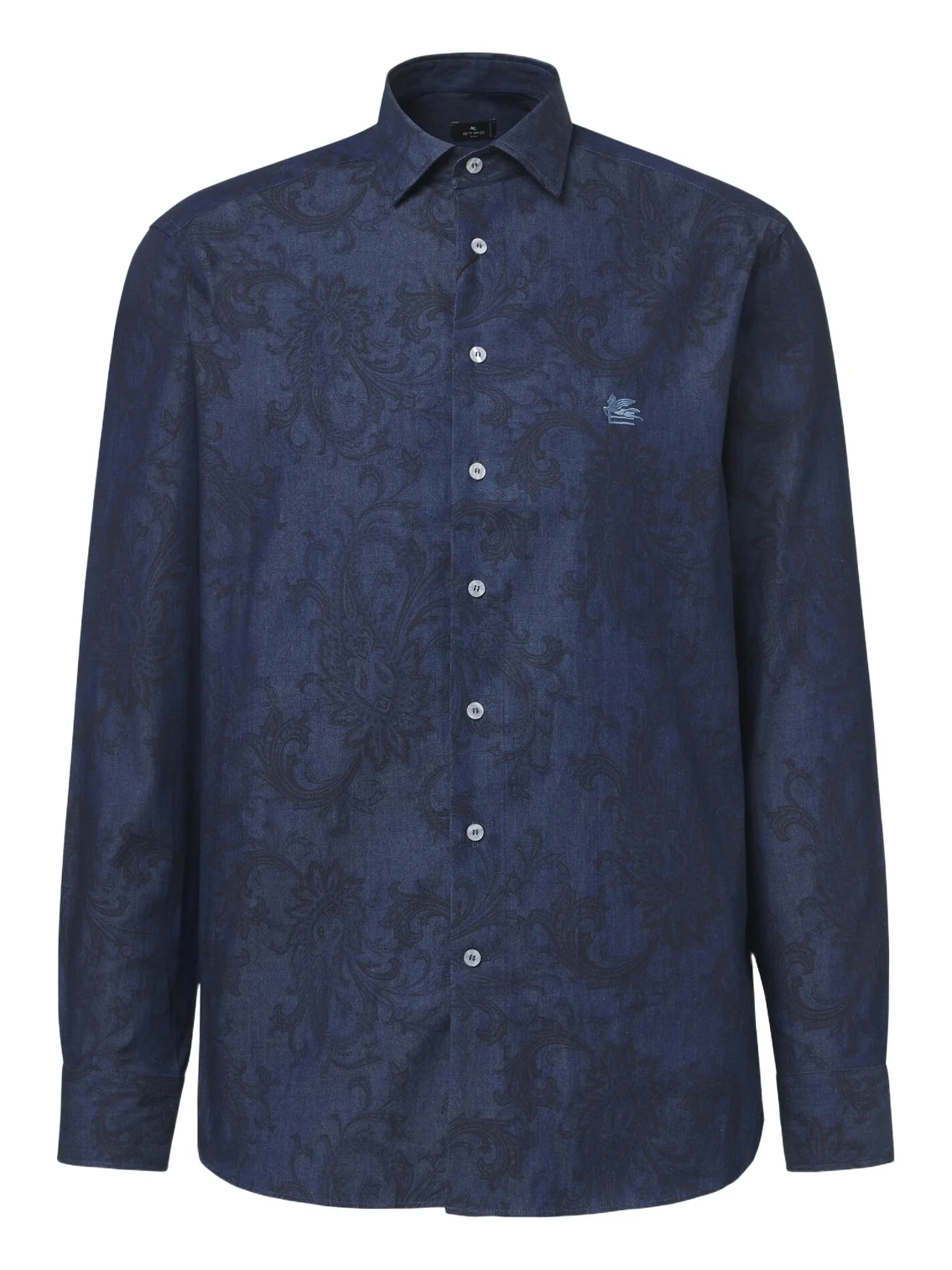 Paisley denim shirt