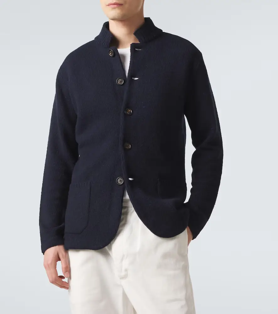 ELEVENTY Wool and cashmere-blend cardigan | Thumbnail 5