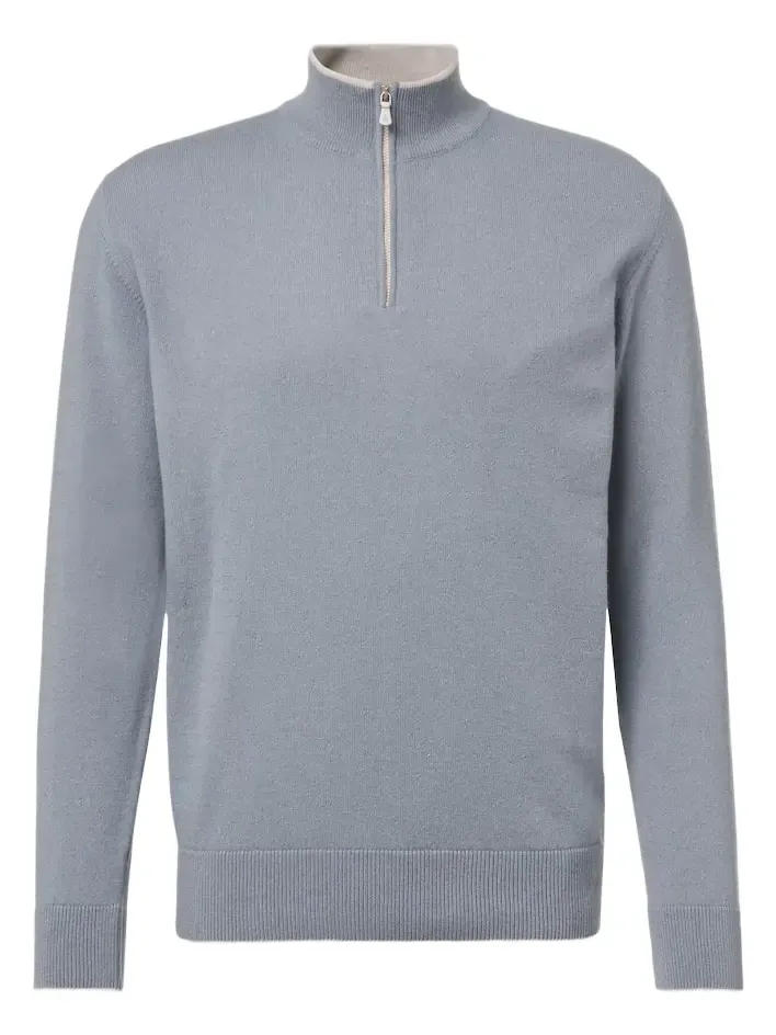 Cashmere half-zip sweater Cashmere half-zip sweater