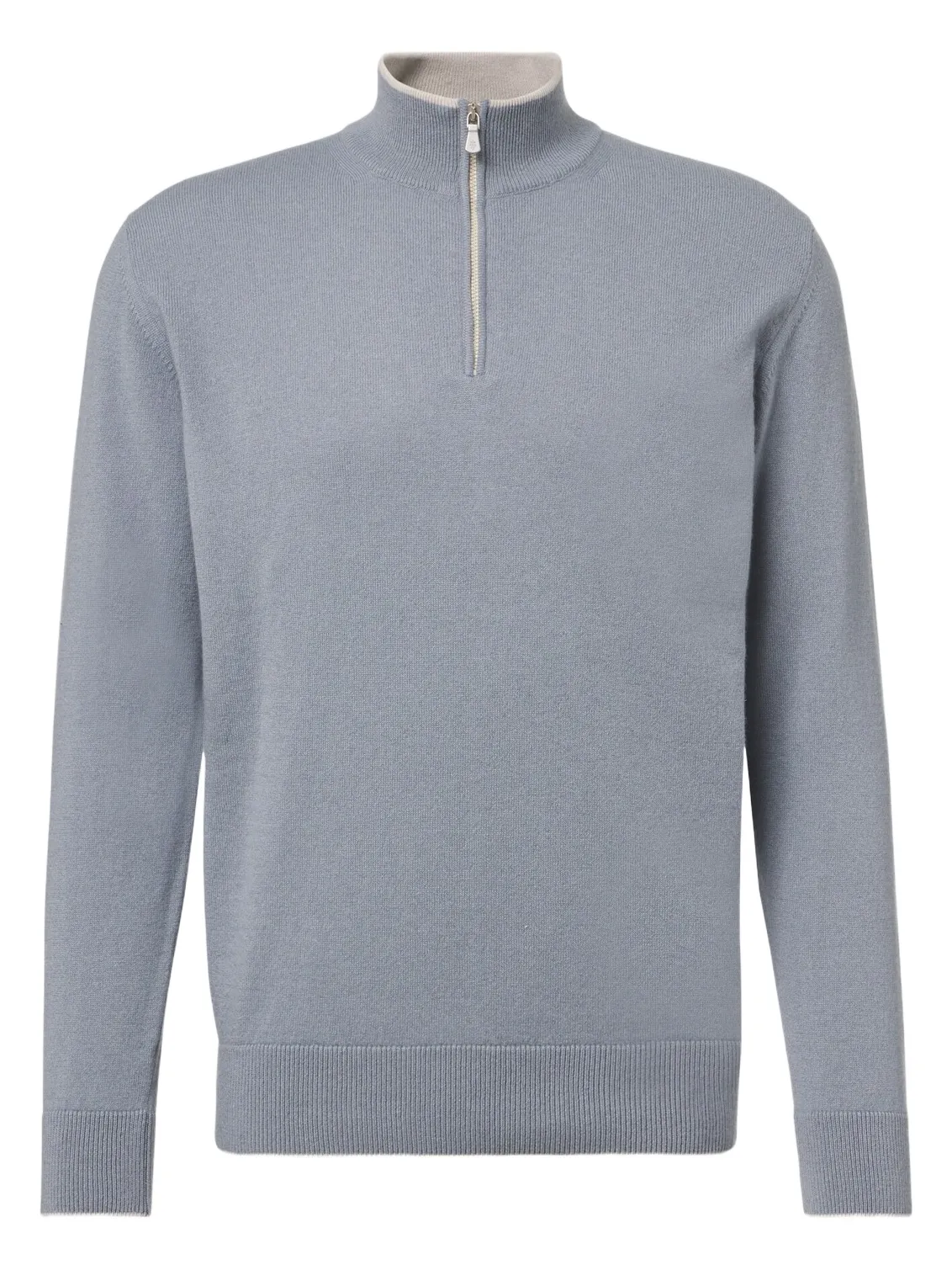 Cashmere half-zip sweater