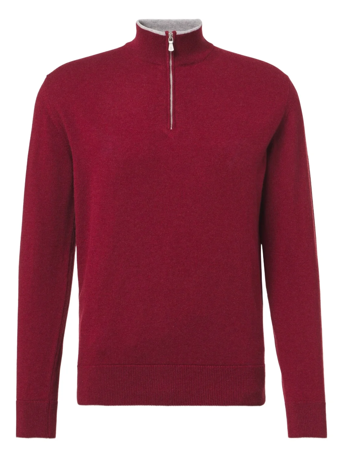 Cashmere half-zip sweater