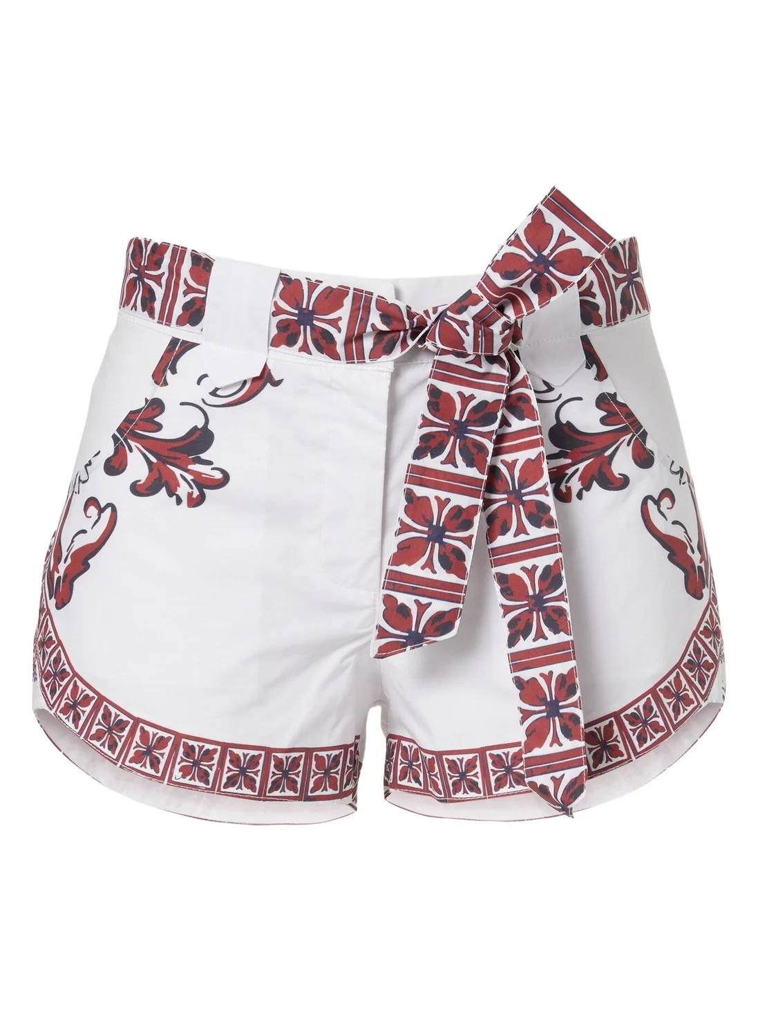 Lavanda printed cotton shorts Lavanda printed cotton shorts