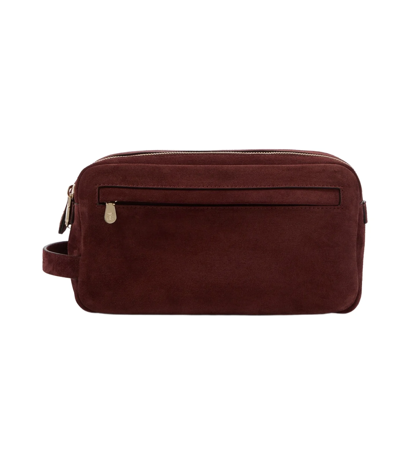 Brunello Cucinelli Suede toiletry bag
