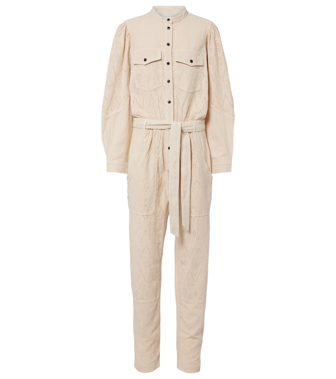 Marant Étoile Kellen broderie anglaise cotton jumpsuit