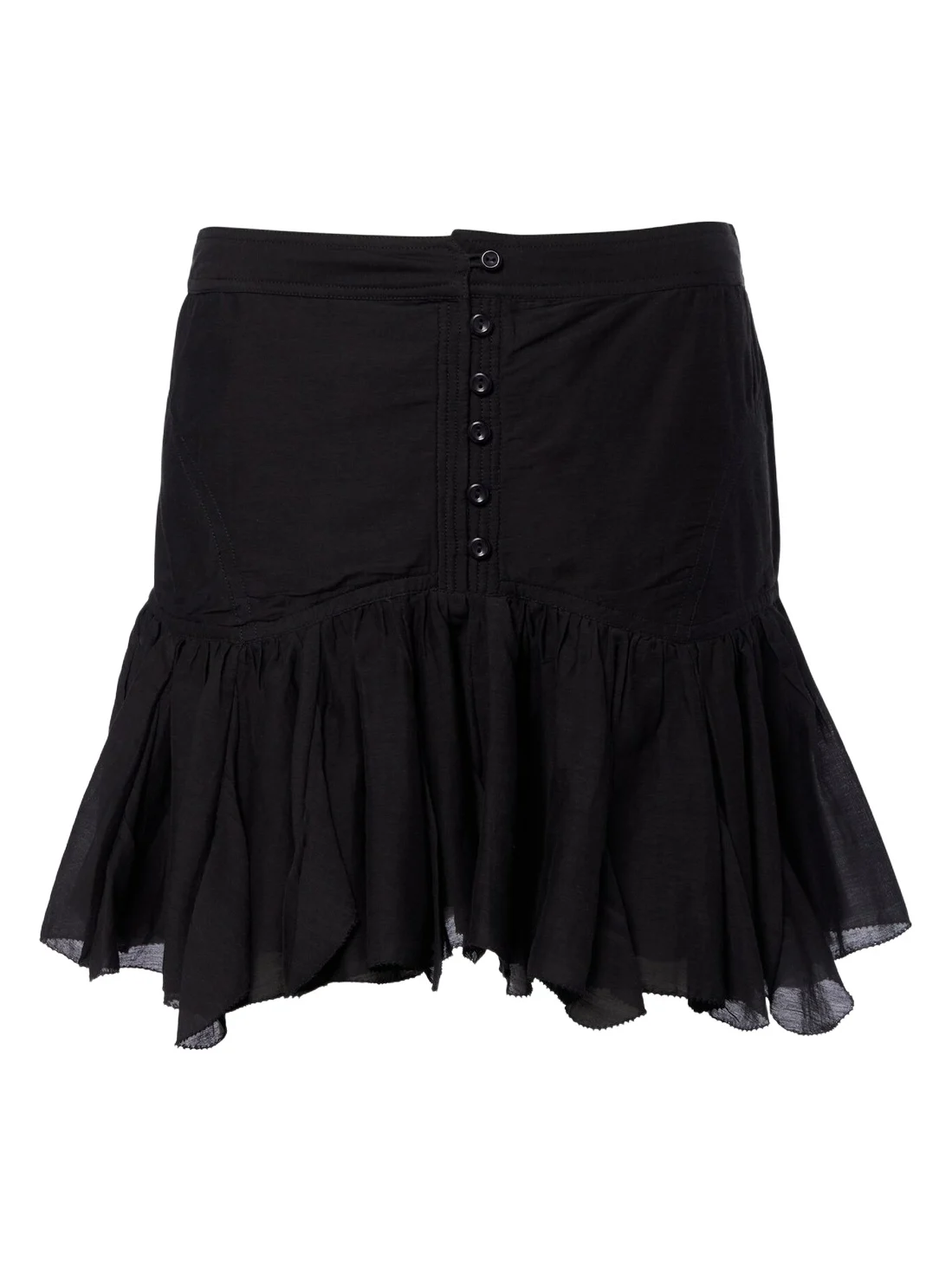 Daneen ruffled cotton-blend miniskirt Daneen ruffled cotton-blend miniskirt
