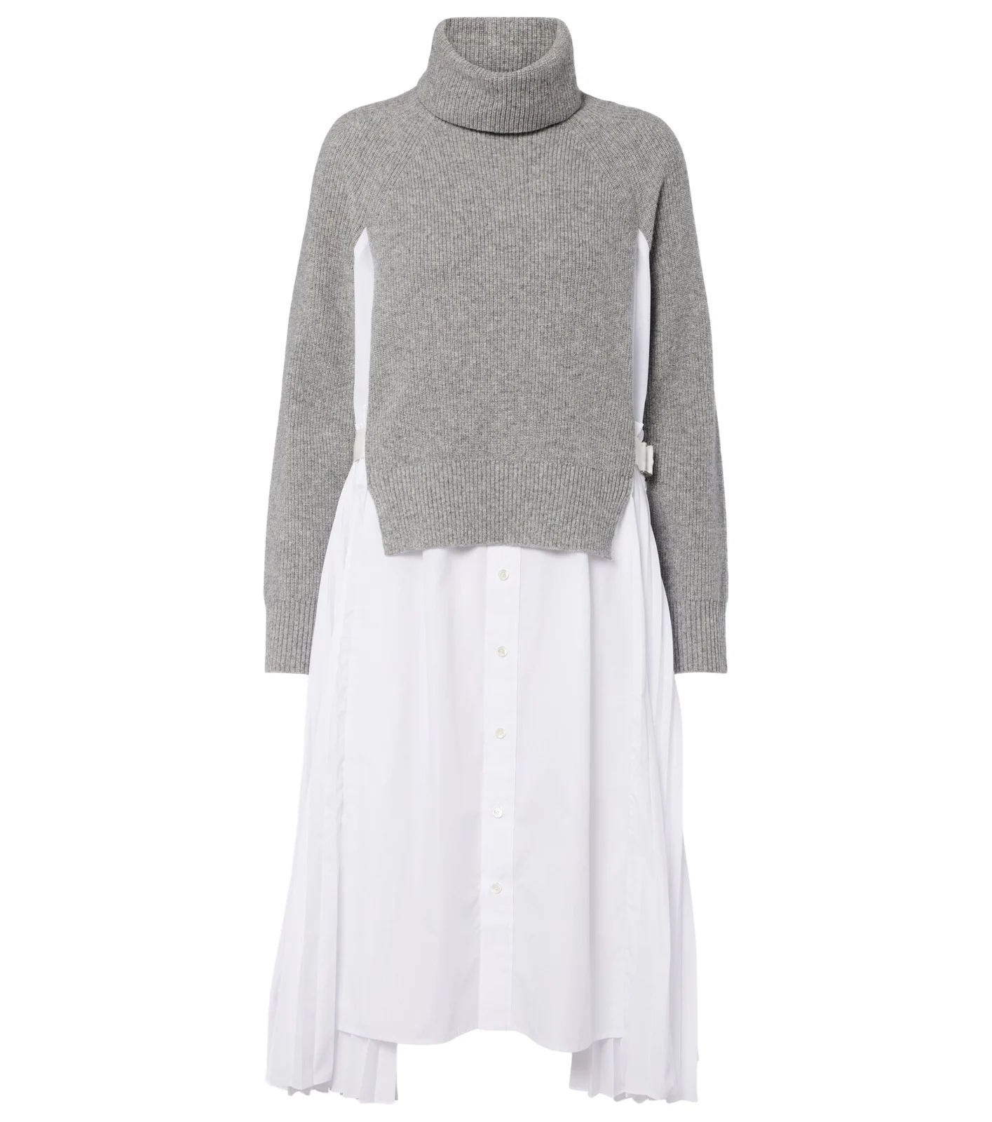 Layered turtleneck midi dress Layered turtleneck midi dress