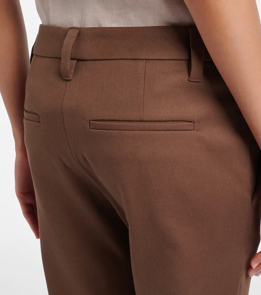 Brunello Cucinelli Cotton-blend slim pants | Thumbnail 2 Brunello Cucinelli Cotton-blend slim pants | Thumbnail 2