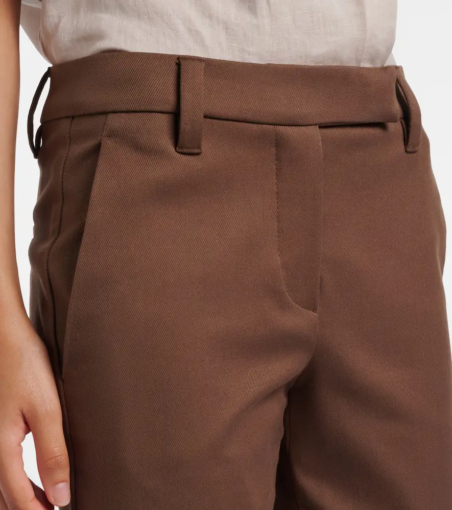 Brunello Cucinelli Cotton-blend slim pants | Thumbnail 4 Brunello Cucinelli Cotton-blend slim pants | Thumbnail 4