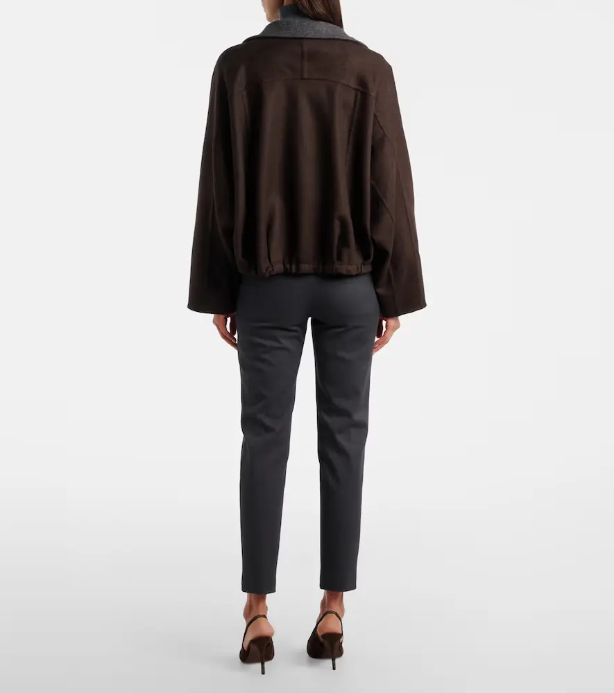 Brunello Cucinelli Cotton-blend slim pants | Thumbnail 3 Brunello Cucinelli Cotton-blend slim pants | Thumbnail 3