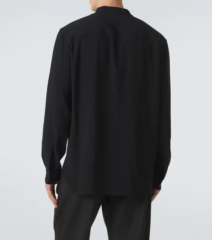 Rick Owens Island draped cady shirt | Thumbnail 4 Rick Owens Island draped cady shirt | Thumbnail 4