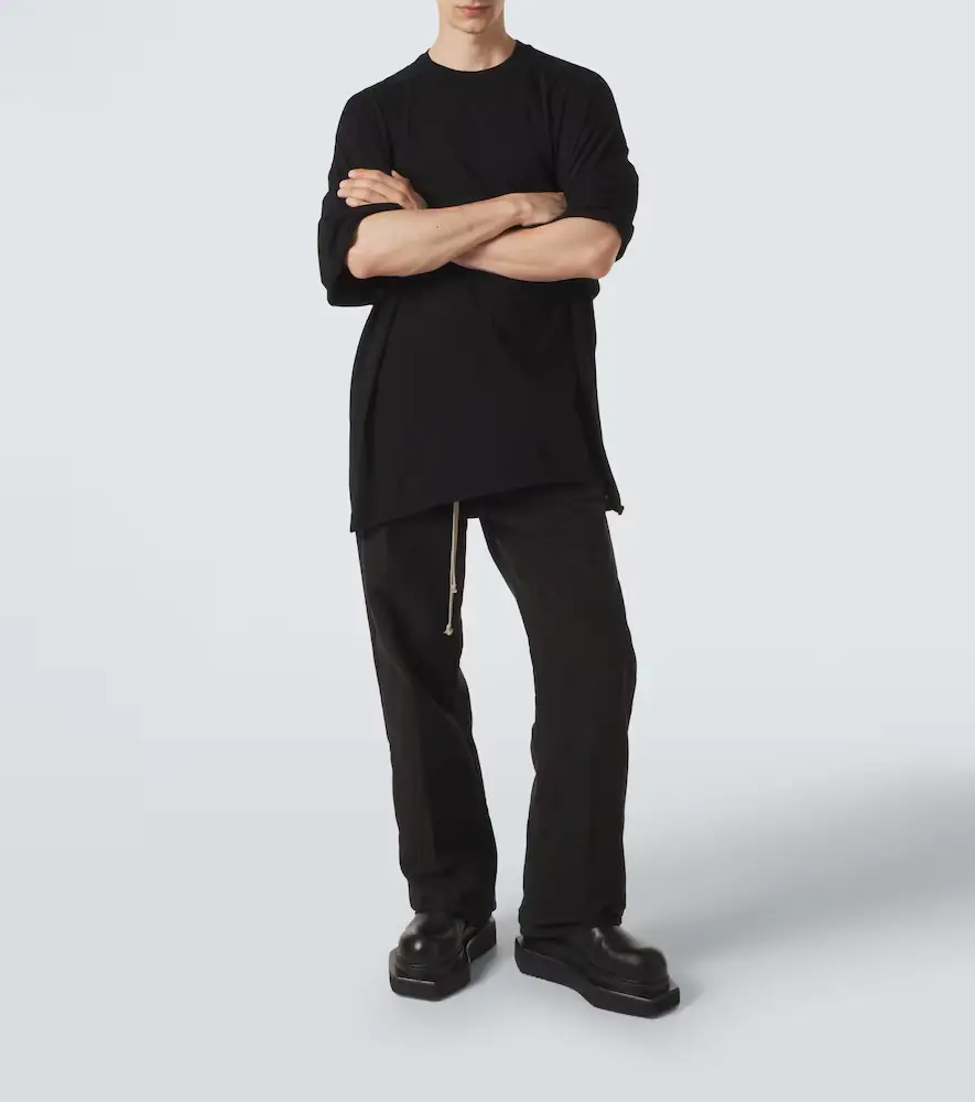 Rick Owens Tommy oversized cotton jersey T-shirt | Thumbnail 3 Rick Owens Tommy oversized cotton jersey T-shirt | Thumbnail 3