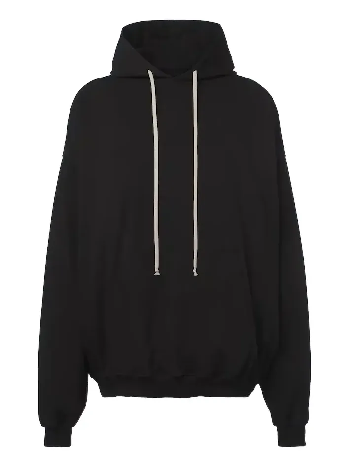 DRKSHDW Hun cotton jersey hoodie DRKSHDW Hun cotton jersey hoodie