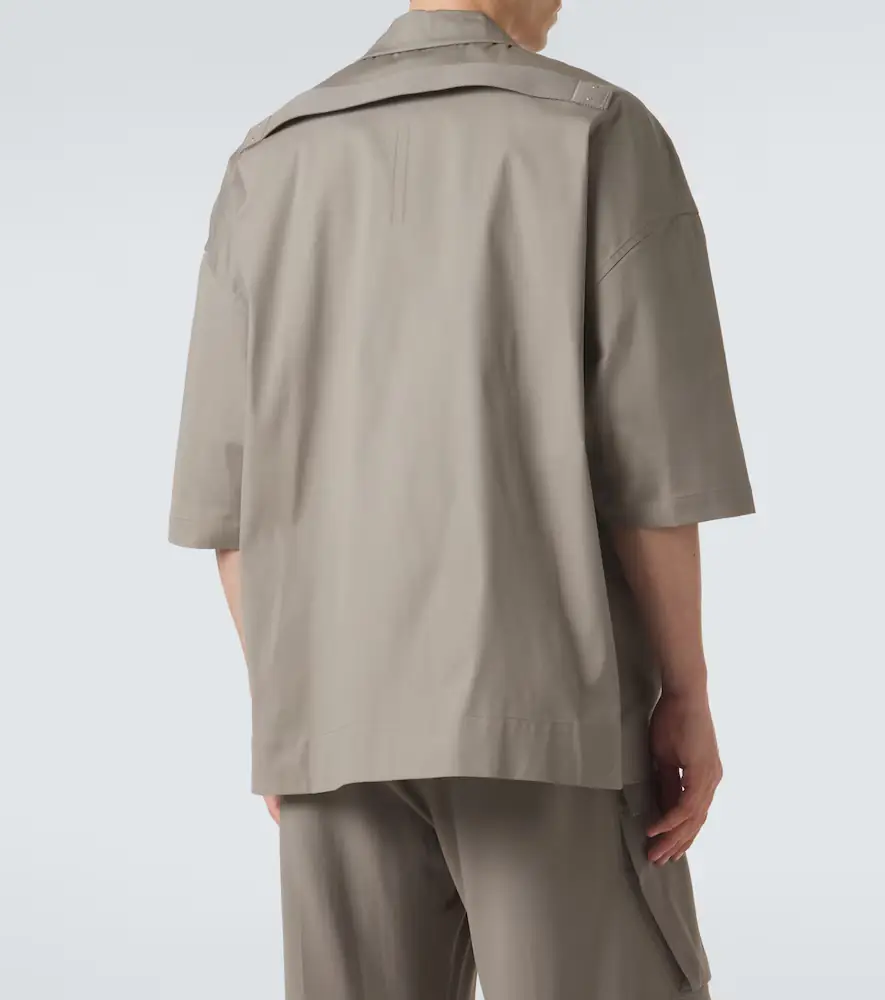 Rick Owens Magnum Tommy cotton-blend poplin shirt | Thumbnail 3 Rick Owens Magnum Tommy cotton-blend poplin shirt | Thumbnail 3