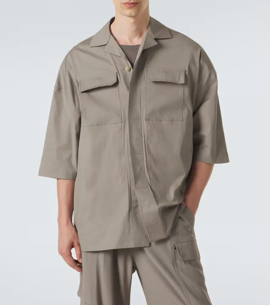 Rick Owens Magnum Tommy cotton-blend poplin shirt | Thumbnail 5 Rick Owens Magnum Tommy cotton-blend poplin shirt | Thumbnail 5
