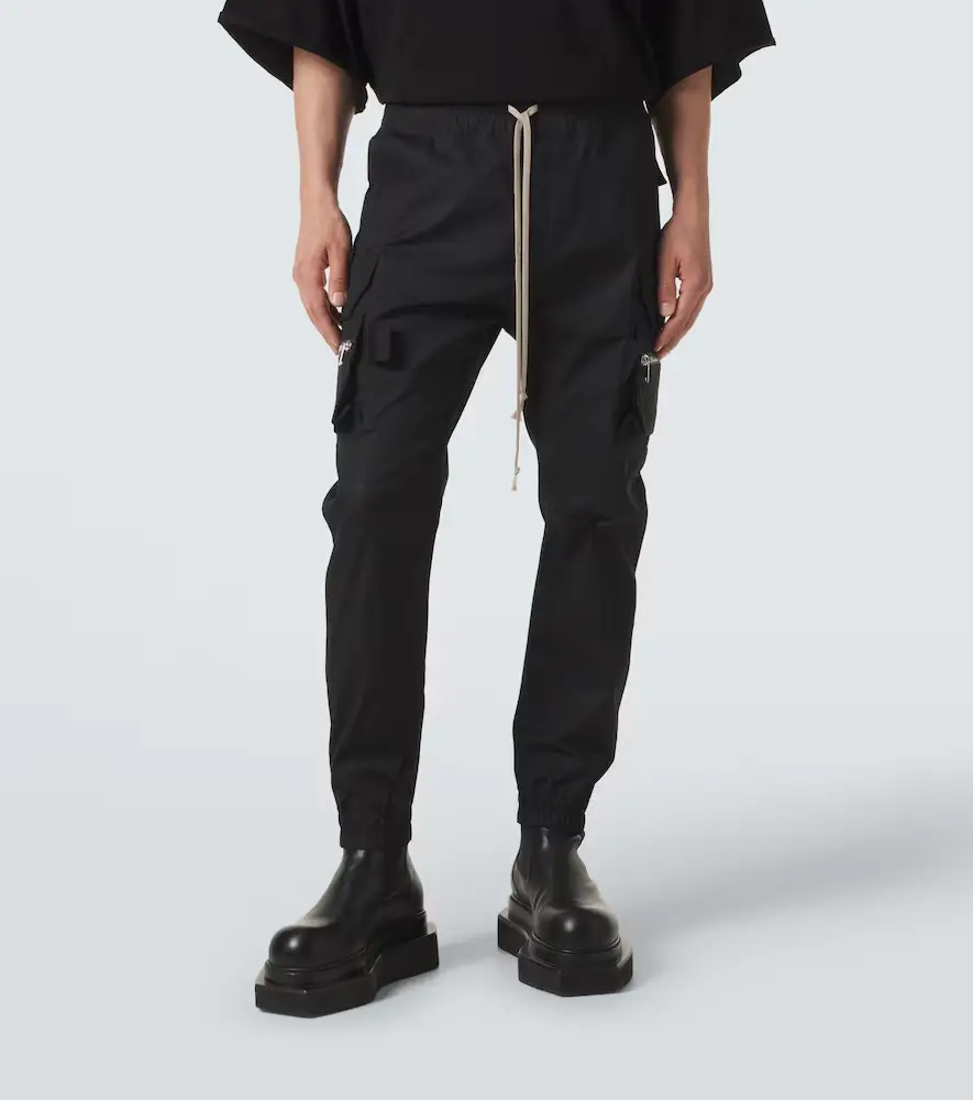 Rick Owens Mastodon cotton-blend poplin cargo pants | Thumbnail 3