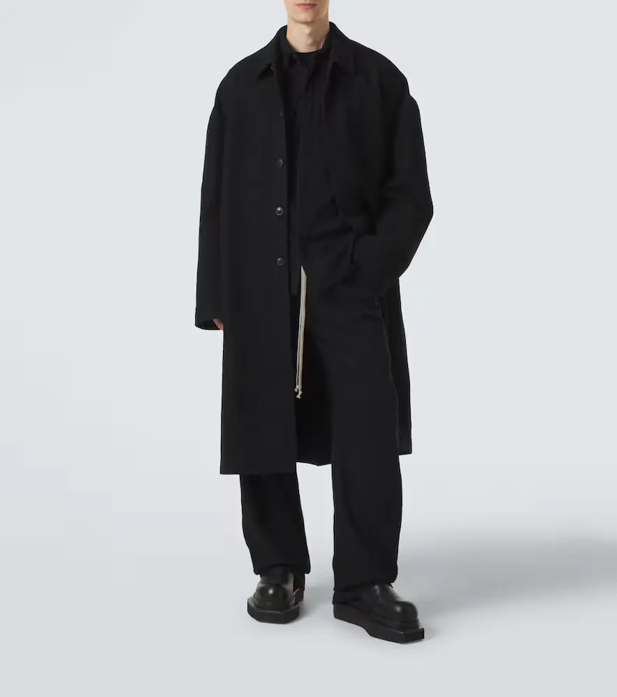 Rick Owens Brad virgin wool coat | Thumbnail 2 Rick Owens Brad virgin wool coat | Thumbnail 2