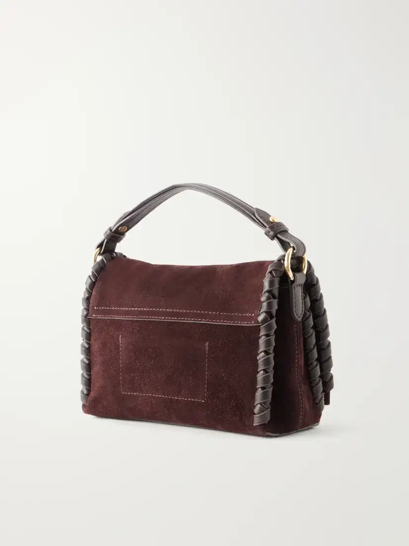 Anya Hindmarch Mortimer Suede Leather Bag | Thumbnail 4 Anya Hindmarch Mortimer Suede Leather Bag | Thumbnail 4