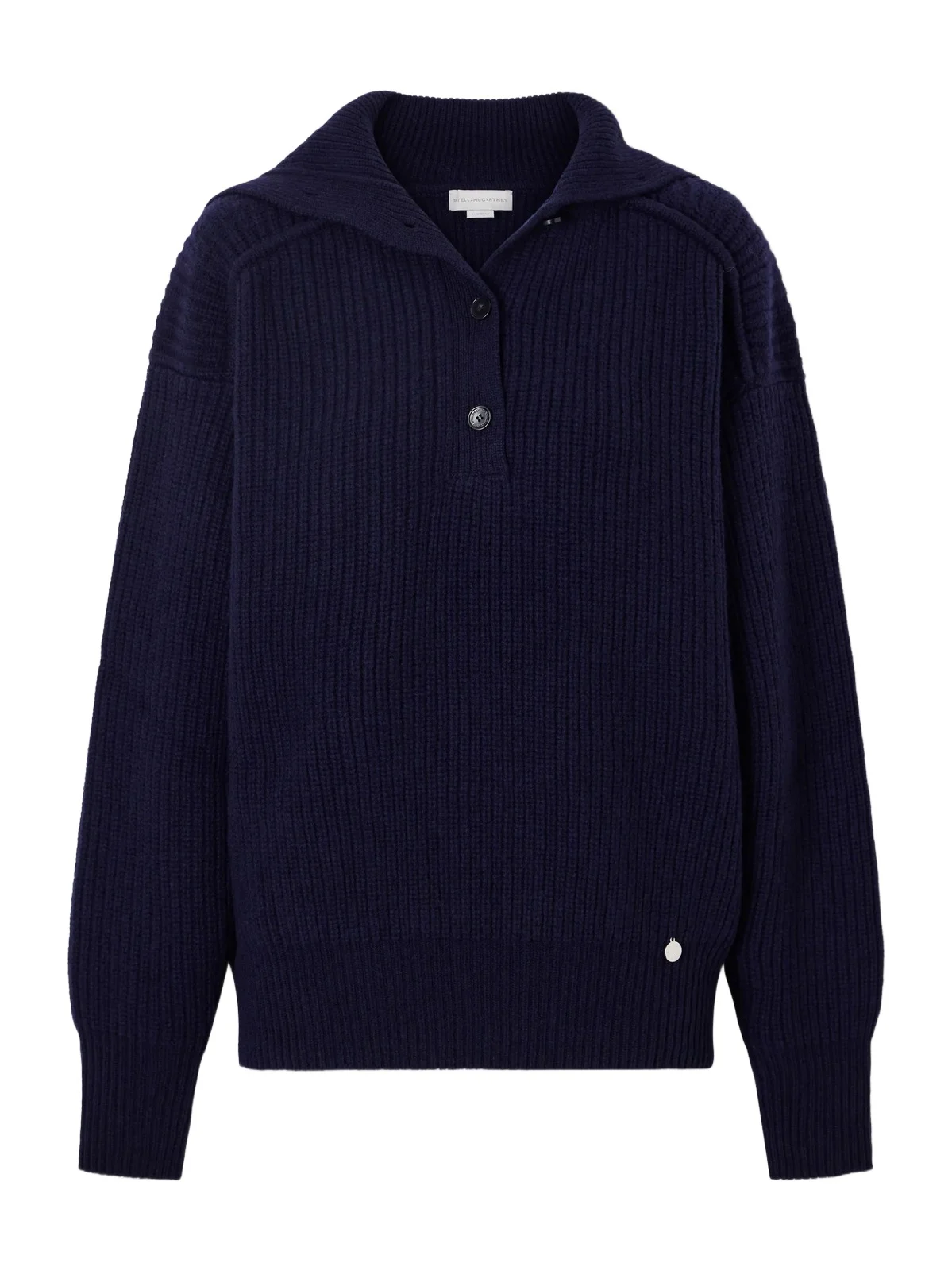 Stella McCartney Ribbed-knit Cashmere And Wool-blend Turtleneck Sweater